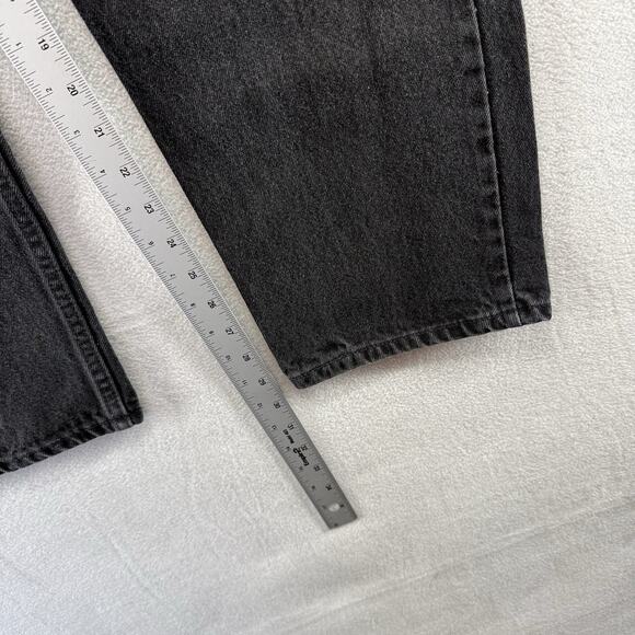 Vintage Levis Jeans Fits 36x30 Black Relaxed Straight 555 Loose Orange Tab USA - Picture 4 of 10